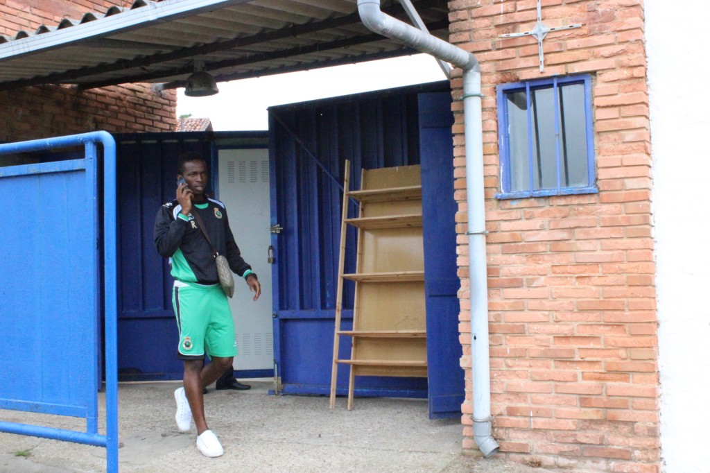 Cuando el Racing necesita a Koné, él acude siempre. Foto: Arturo Herrera.