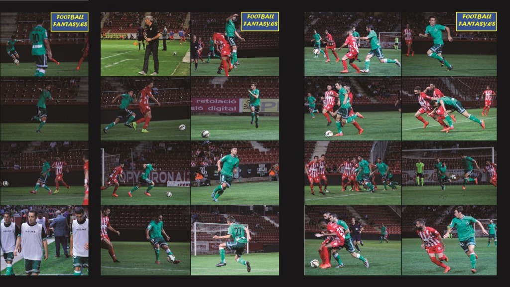 Gerona C.F. contra Racing Santander. Foto: Arturo Herrera.