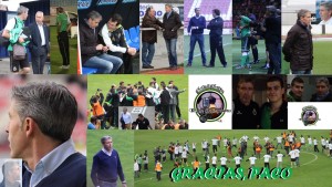 Agradecimiento racinguista a Paco Fernández.