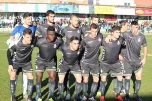 Once inicial del Racing en Astorga. Foto: Arturo Herrera.