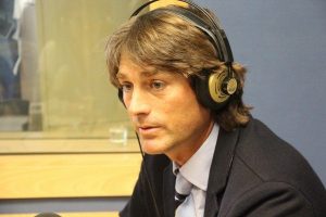 Julen Guerrero en Europea Radio. Foto: Europea Media.