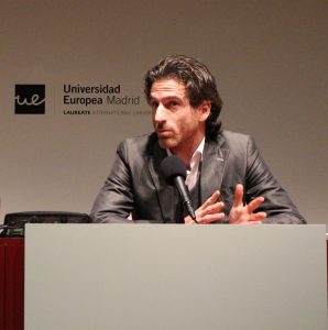 Fernando Morán en la Universidad Europea de Madrid. Foto: Javier Menéndez.