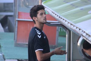 Laro Setién en su primera convocatoria con el Racing. Foto: Arturo Herrera.