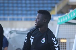 Couli sonríe en El Sardinero en el primer partido de esta temporada. Foto: Arturo Herrera.