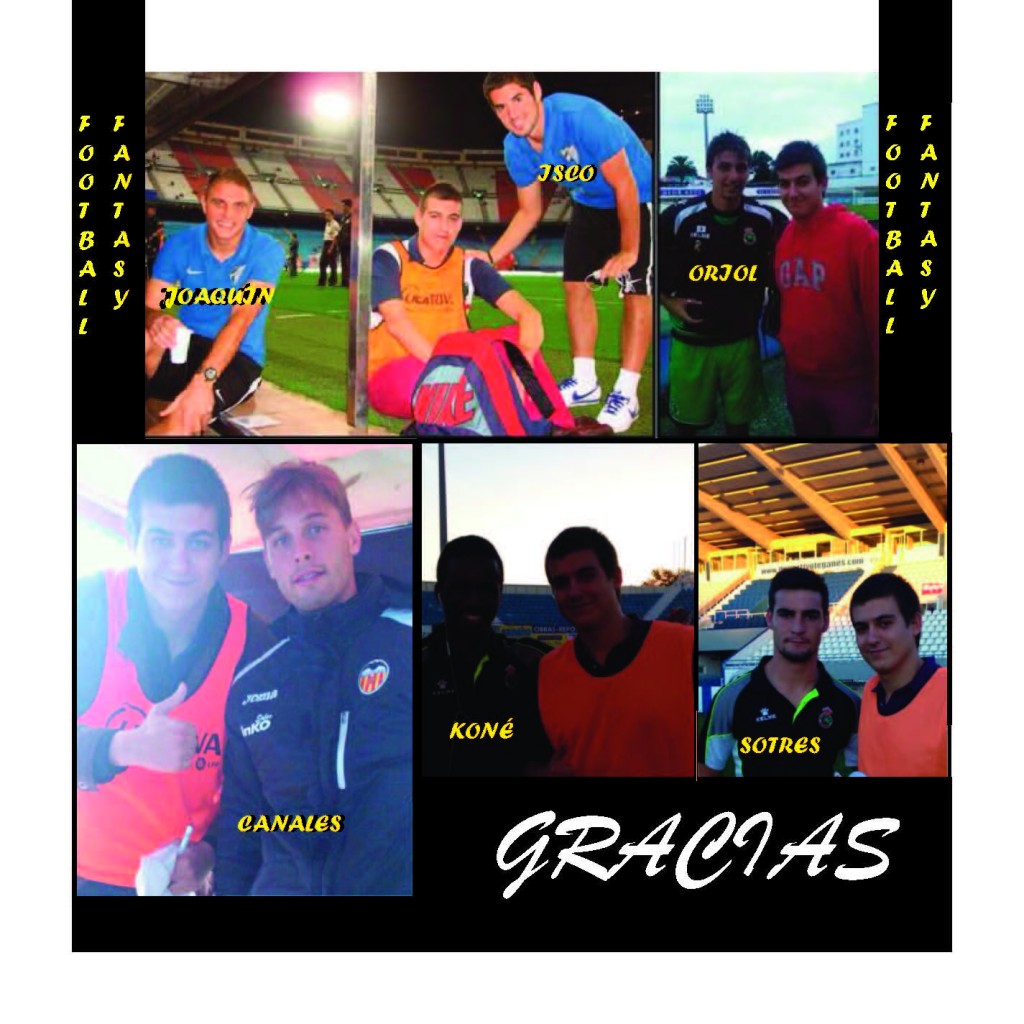 Joaquín e Isco en el Calderón; Canales en el Calderón; Oriol en Luanco, Koné y Sotres en Leganés.